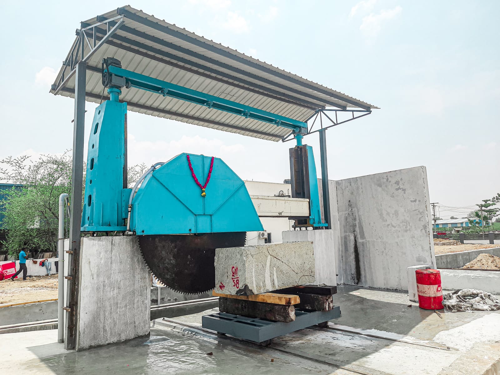 Granite Cutting Process